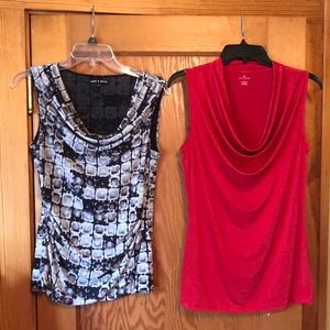 2 Cowl Neck Tops